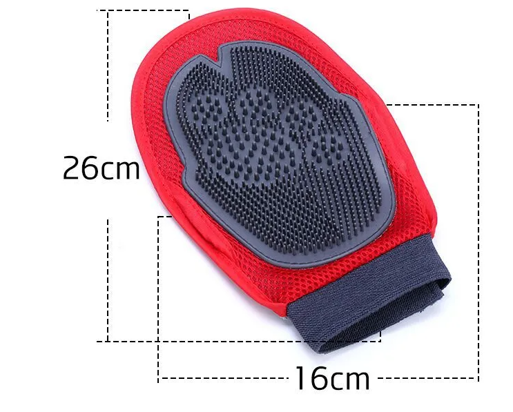Gant de Bain pour Chien - Brosse de Massage et de Pelage pour Chiens pour un Nettoyage et un Soin en Douceur