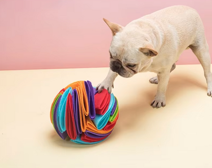 Balle de Jouet pour Chien - Balle en Tissu Colorée pour Chiens à Mâcher et à Jouer