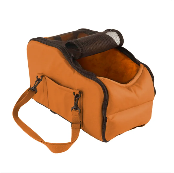 Sac de Transport Portable pour Animaux Domestiques avec Fenêtre en Filet et Bandoulière