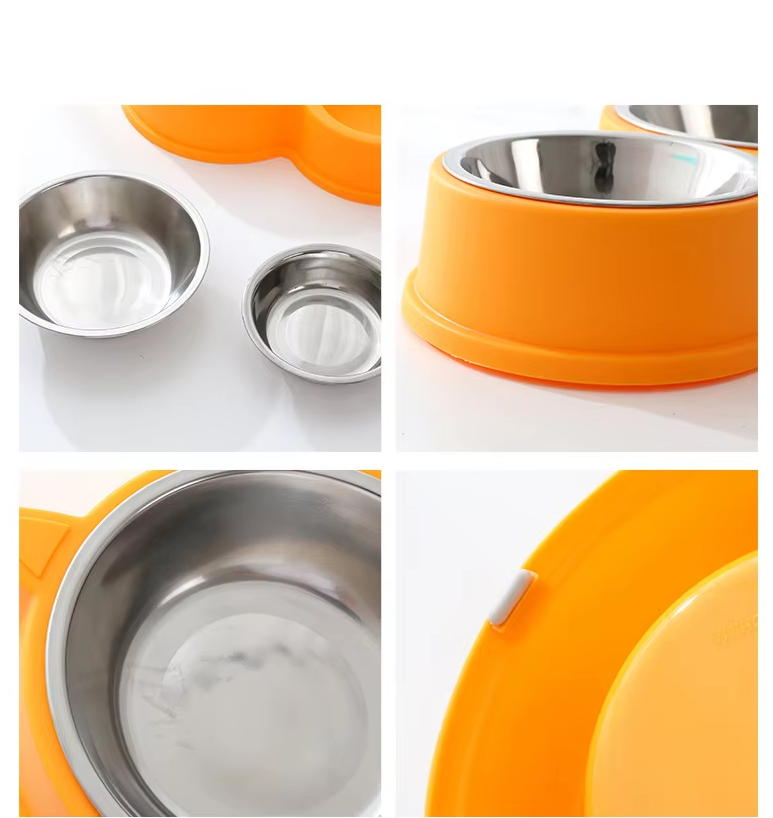 Set D' Assiettes pour Chats avec des Oreilles de Chat et une Base Antidérapante