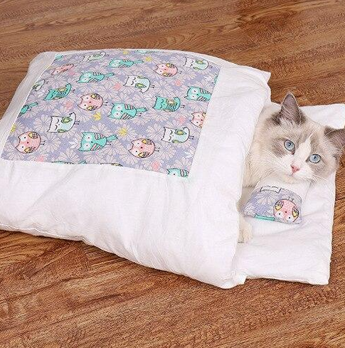 Sac De Couchage Douillet Pour Chats