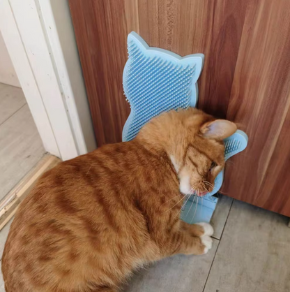 Porte-serviettes en Silicone en Forme de Chat avec Fonction Antidérapante