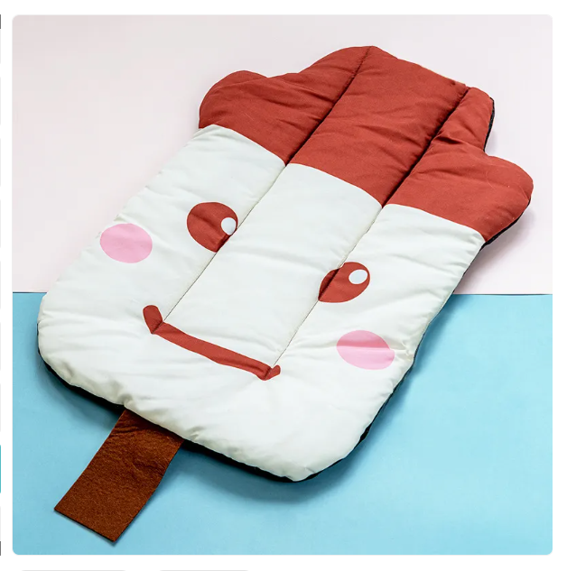 Matelas Rafraîchissant pour Animaux de Compagnie au Design de Glace aux Fruits pour Chats et Chiens