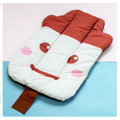 Matelas Rafraîchissant pour Animaux de Compagnie au Design de Glace aux Fruits pour Chats et Chiens
