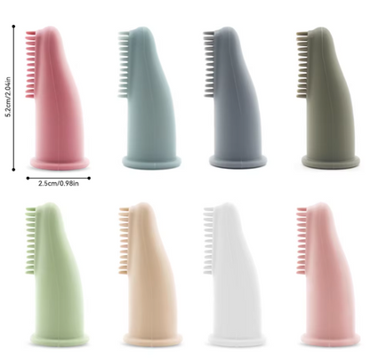 Brosse à Dents pour Chiens en Silicone - Soin Dentaire Doux et Efficace pour Chiens et Chats