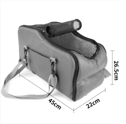 Sac de Transport Portable pour Animaux Domestiques avec Fenêtre en Filet et Bandoulière