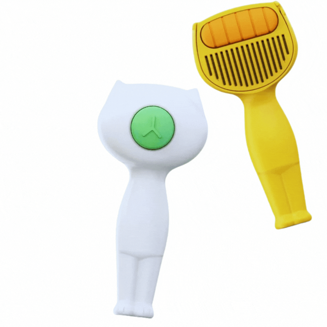 Brosse Autonettoyante Pour Le Soin Du Pelage Des Animaux De Compagnie Avec Épilation