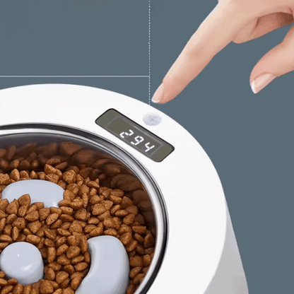 Distributeur Automatique de Nourriture pour Chiens et Chats - Mangeoire Interactive avec Affichage Numérique