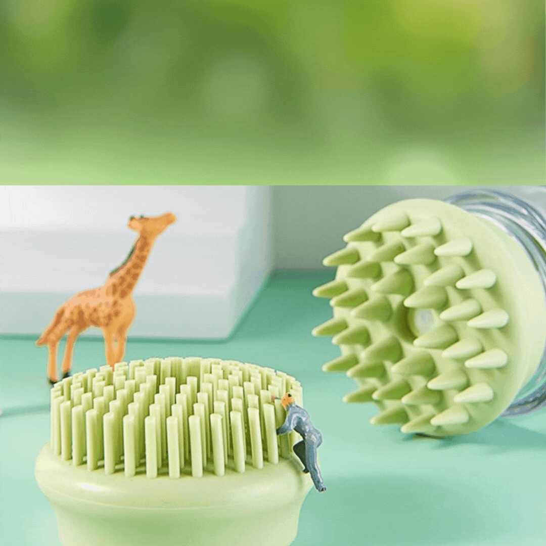 Brosse De Douche Silicone Avec Réservoir Pour Animaux