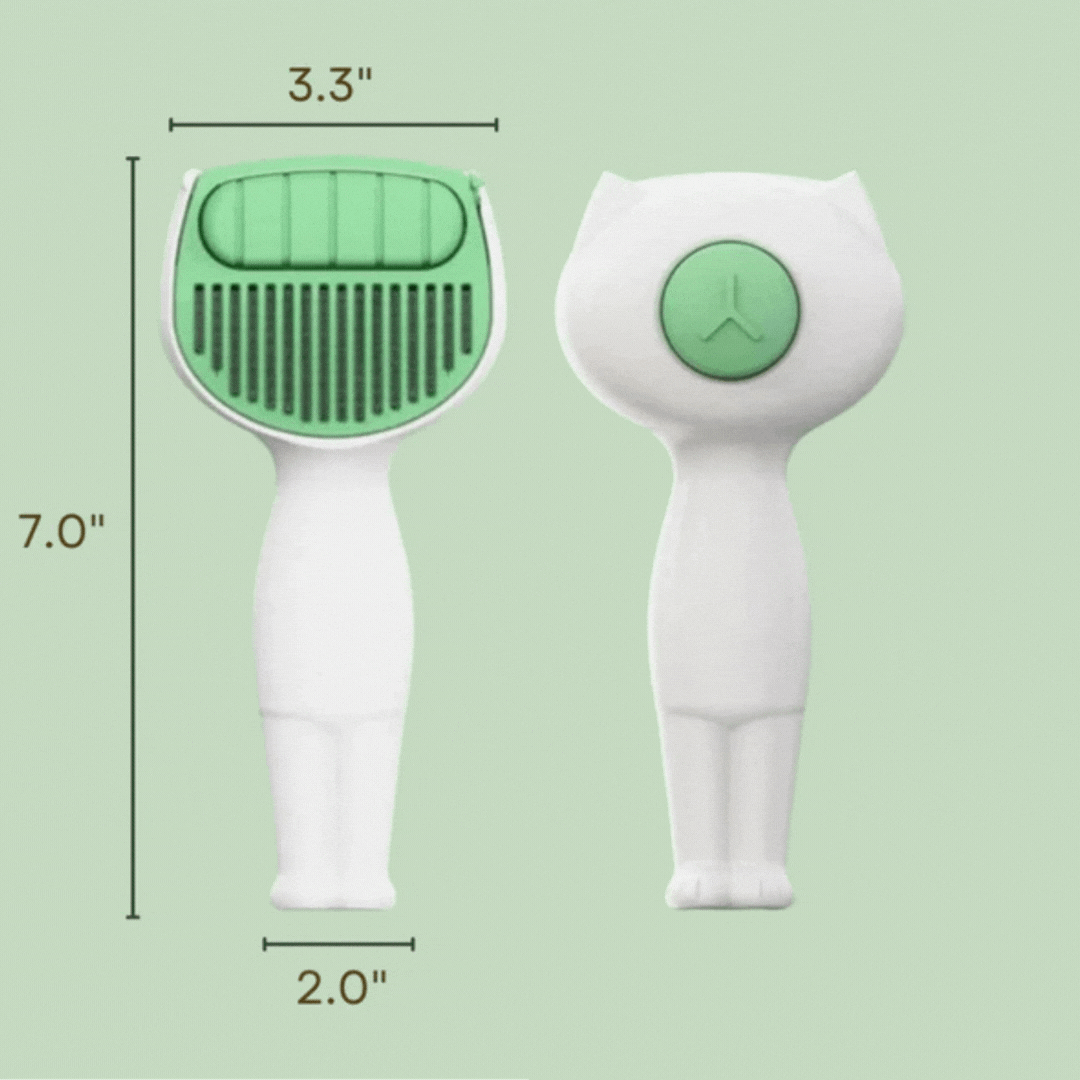 Brosse Autonettoyante Pour Le Soin Du Pelage Des Animaux De Compagnie Avec Épilation