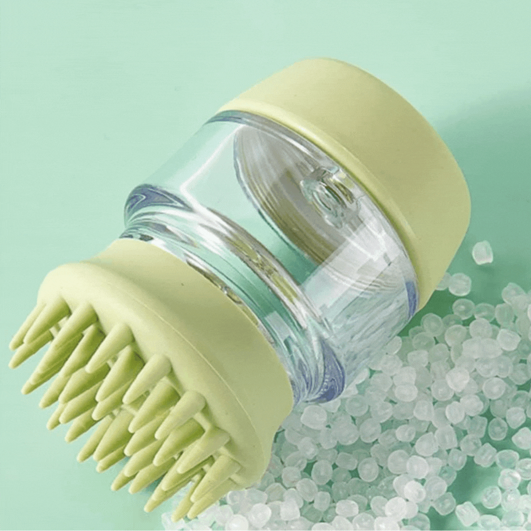 Brosse De Douche Silicone Avec Réservoir Pour Animaux
