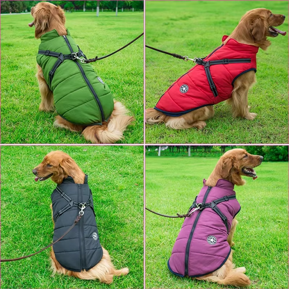 Veste Pour Chien Coupe-vent Et Imperméable Avec Harnais Intégré