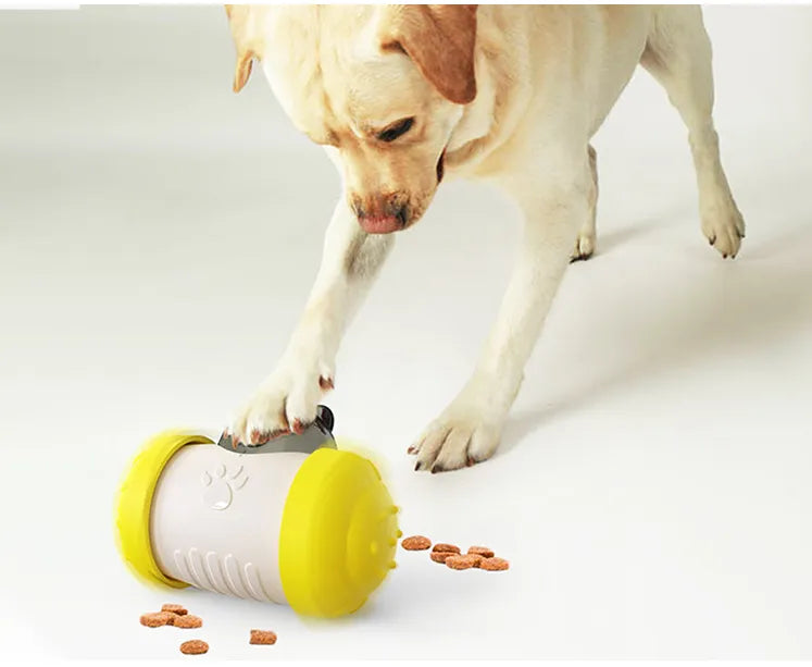 Jouet à Friandises Interactif pour Chiens et Chats - Jouet à Mâcher avec Distributeur de Nourriture
