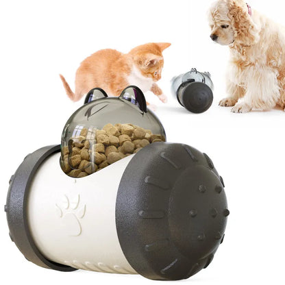 Jouet à Friandises Interactif pour Chiens et Chats - Jouet à Mâcher avec Distributeur de Nourriture