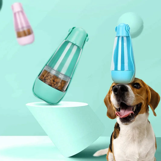 Bouteille D' Eau pour Chiens - Bouteille D' Eau pour les Déplacements avec Gamelle