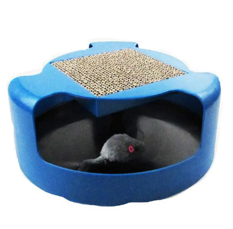 Jouets Interactifs pour Chats avec Souris - Jouet avec Souris Mobile pour Chats