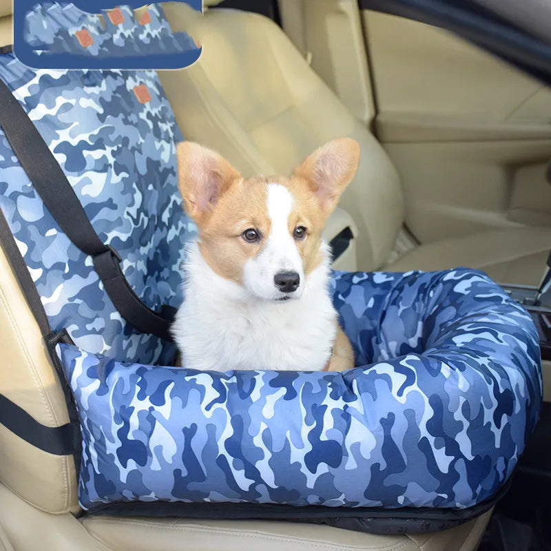Siège pour Chien en Voiture - Siège de Sécurité pour Chiens avec Sangles et Rembourrage Doux