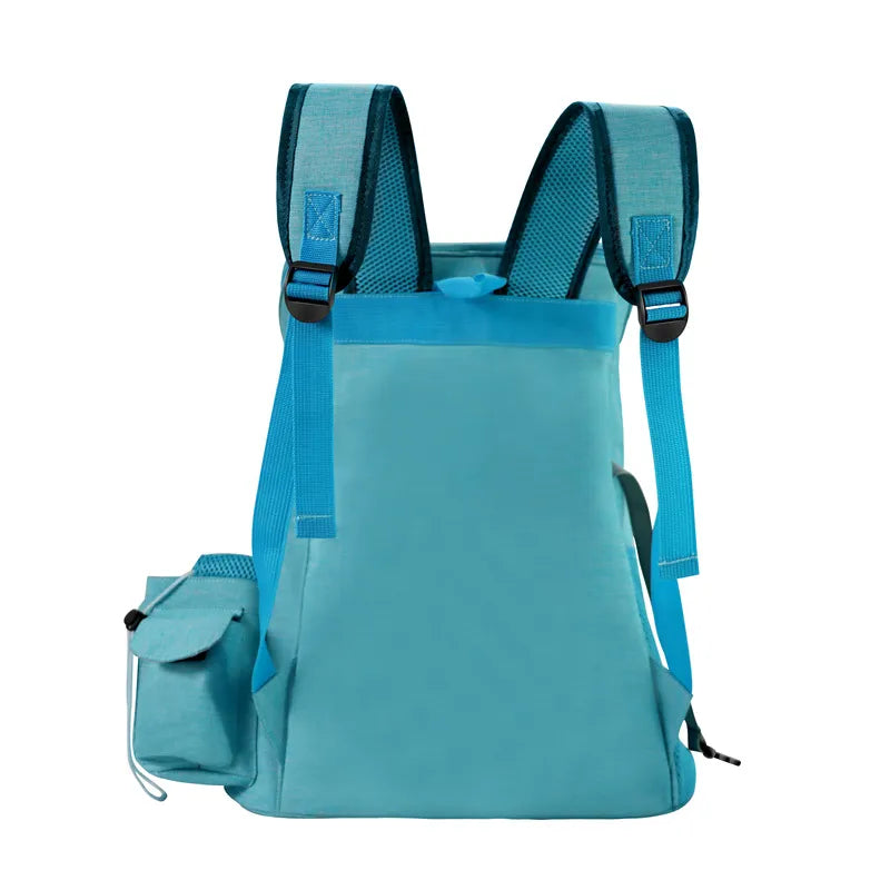 Sac à Dos de Transport pour Animaux Domestiques avec Design en Filet - Sac de Transport Confortable pour Chats et Petits Chiens