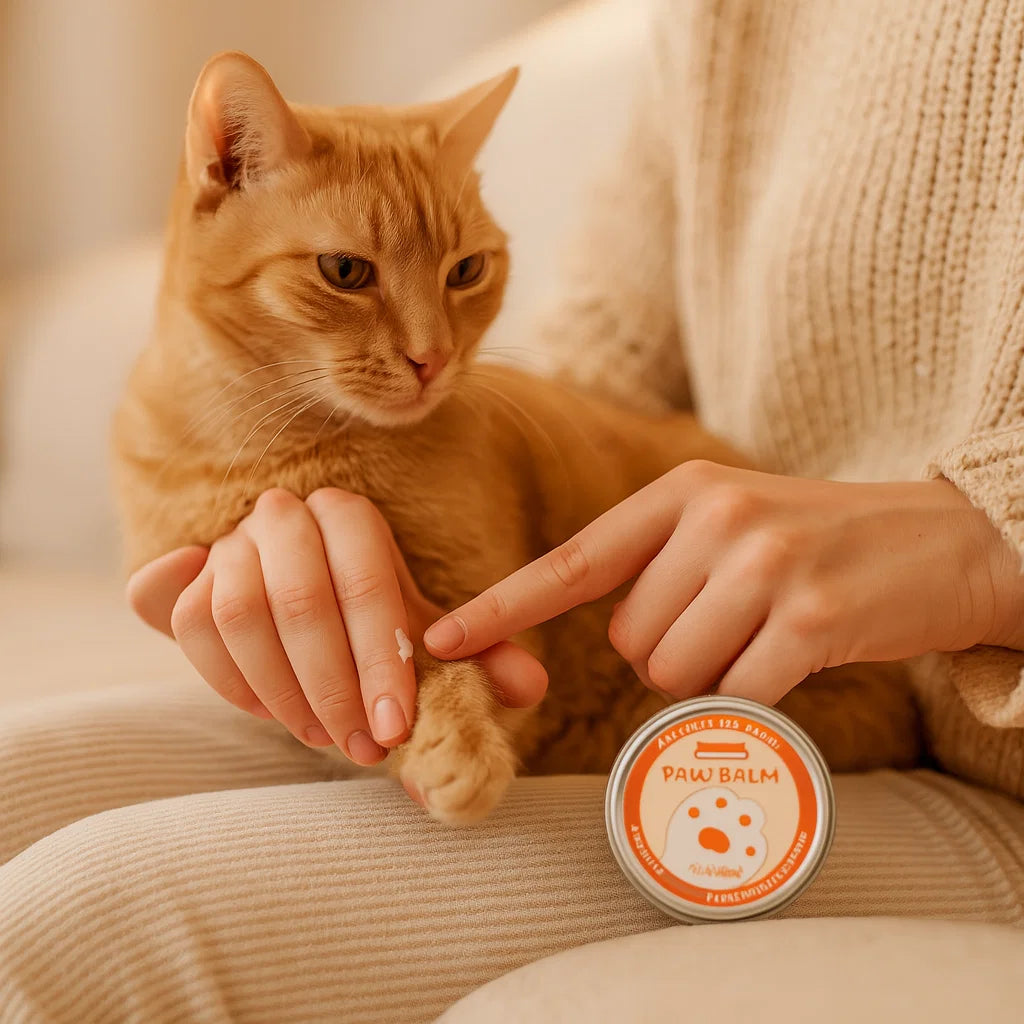 Crème de soin pour les pattes des chats