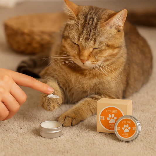 Crème de soin pour les pattes des chats