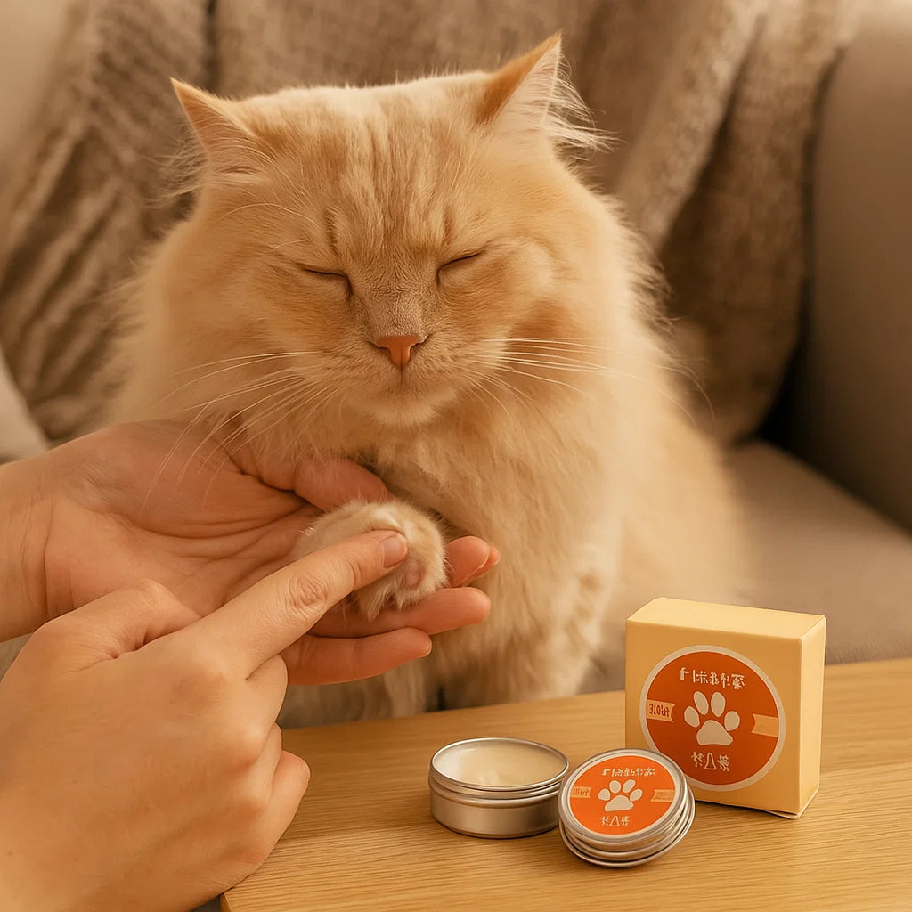 Crème de soin pour les pattes des chats