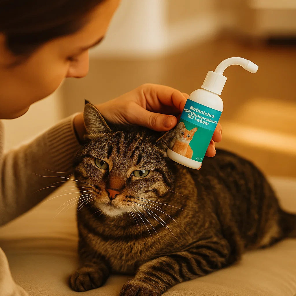 Nettoyant Auriculaire Naturel pour Chats