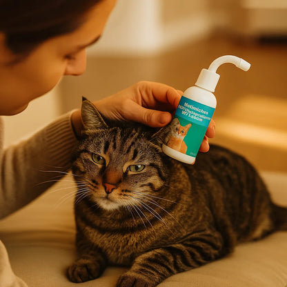 Nettoyant Auriculaire Naturel pour Chats