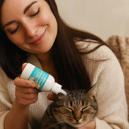 Nettoyant Auriculaire Naturel pour Chats