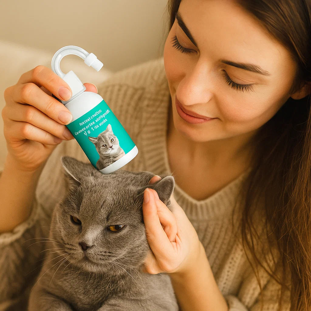 Nettoyant Auriculaire Naturel pour Chats