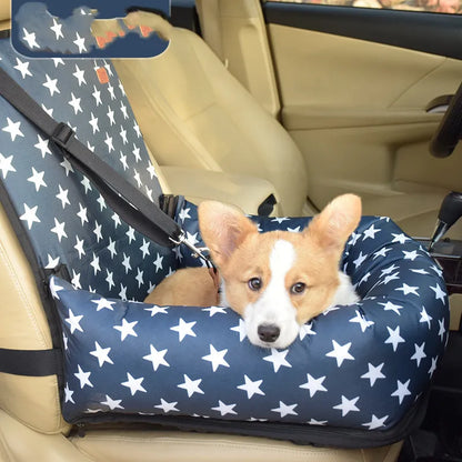 Siège pour Chien en Voiture - Siège de Sécurité pour Chiens avec Sangles et Rembourrage Doux