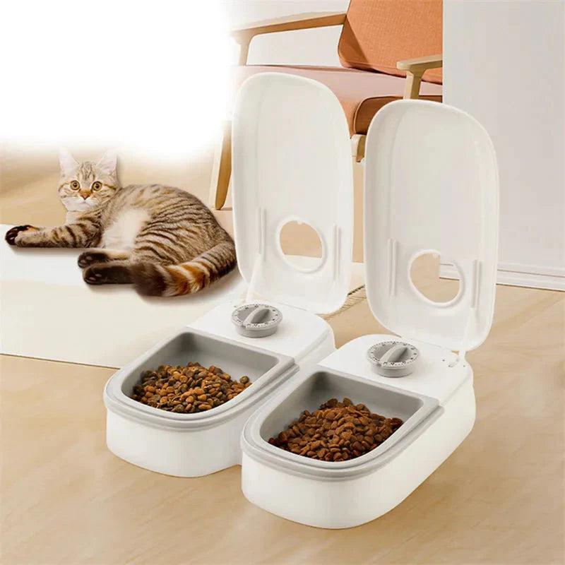 Distributeur Automatique de Nourriture avec Minuterie pour Chats et Chiens