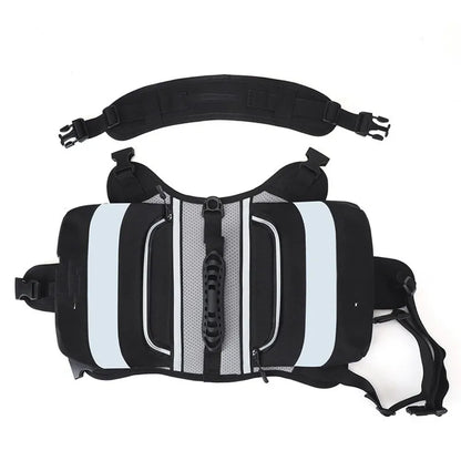 Gilet de Natation pour Chiens avec Bandes Réfléchissantes - Gilet de Sécurité Étanche pour Chiens