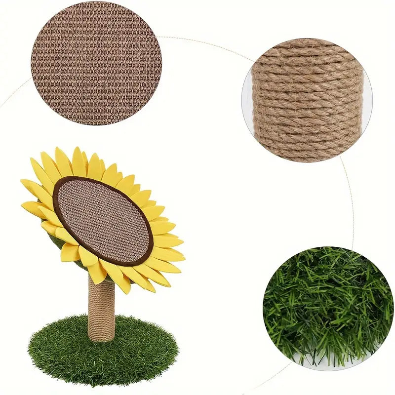Arbre À Chat Sisal Tournesol Pour Chats