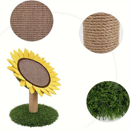 Arbre À Griffer Tournesol En Sisal Pour Chats