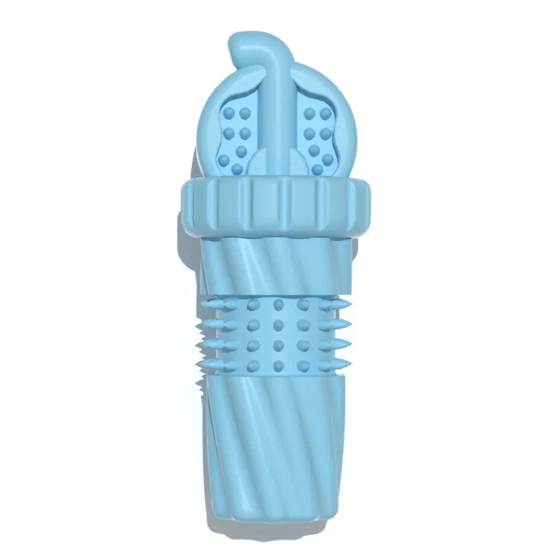 Brosse À Dents En Caoutchouc Pour Chiots Et Petits Chiens Avec Structure À Picots
