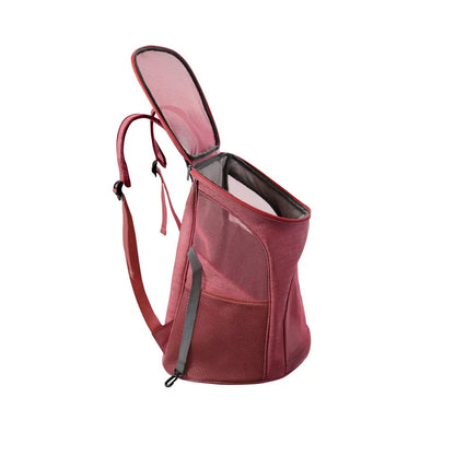 Sac à Dos de Transport pour Animaux Domestiques avec Design en Filet - Sac de Transport Confortable pour Chats et Petits Chiens