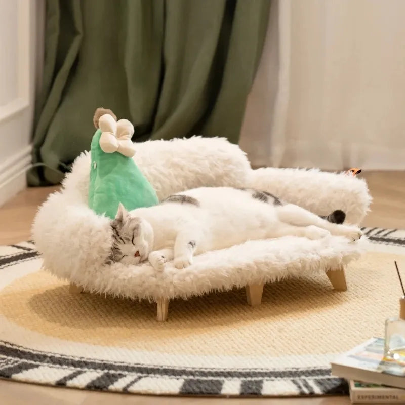 Canapé Douillet En Peluche Pour Chiens Et Chats