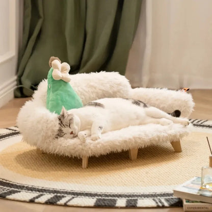 Canapé Douillet En Peluche Pour Chiens Et Chats