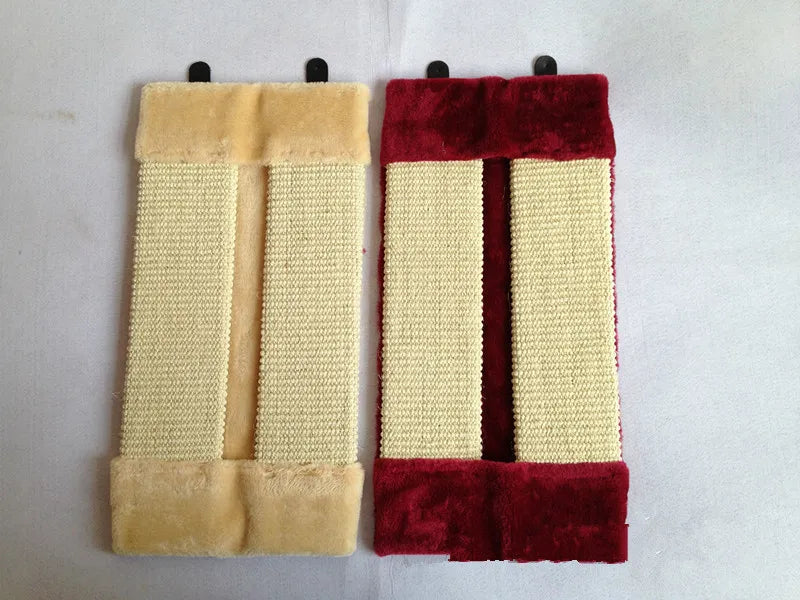 Plat à Gratter pour Chats avec Revêtement Doux - Tapis à Gratter à Fixer au Mur