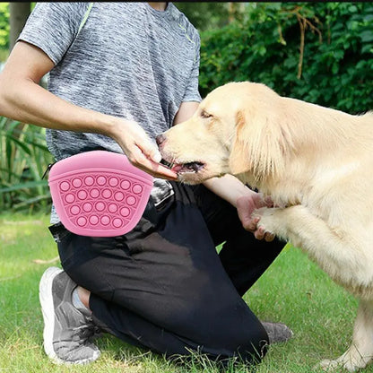 Pop - It Porte-clés avec Fermeture Éclair - Jouet Anti-stress et Sac de Rangement