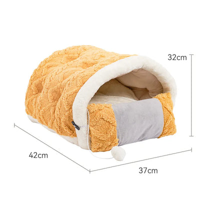 Lit Pour Chat En Forme De Coussin Avec Jouets Pour Des Pauses Confortables