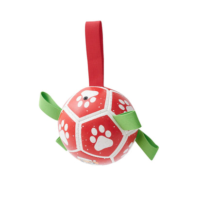 Jouet Interactif pour Chien en Forme de Boule - avec Corde en Nylon et Poignées
