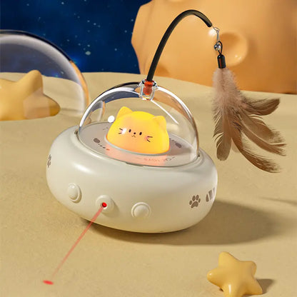 Jouet Laser UFO Pour Chats