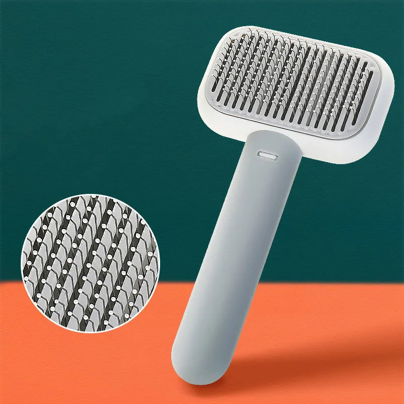 Brosse à Cheveux avec Fonction de Démêlage - Conception Innovante pour le Soulagement de la Douleur et le Démêlage Rapide