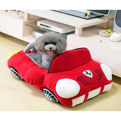 Lit pour Chien Douillet en Design de Poussette pour Petits Chiens et Chiots