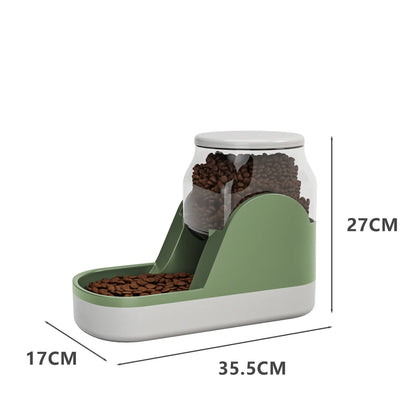 Distributeur Automatique de Nourriture et D' Eau pour Chiens et Chats - Capacité de 3,8 L