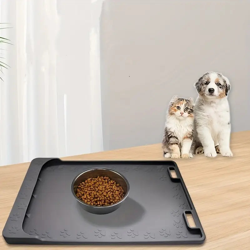 Tapis Antidérapant Pour Gamelles De Nourriture Et D'eau