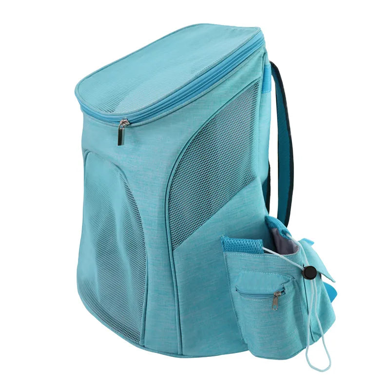 Sac à Dos de Transport pour Animaux Domestiques avec Design en Filet - Sac de Transport Confortable pour Chats et Petits Chiens
