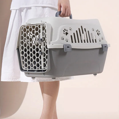 Caisse de Transport Portable pour Animaux de Compagnie - Cage Robuste pour Chiens pour Voyager Conforme à la Norme Iata