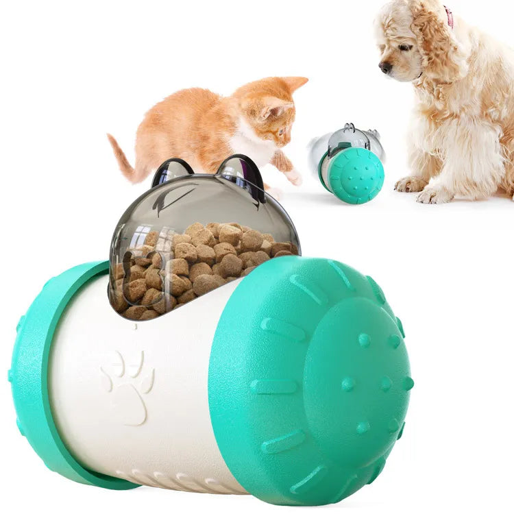 Jouet à Friandises Interactif pour Chiens et Chats - Jouet à Mâcher avec Distributeur de Nourriture